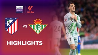 Atlético Madrid 0-1 Real Betis | LaLiga 25/26 Match Highlights