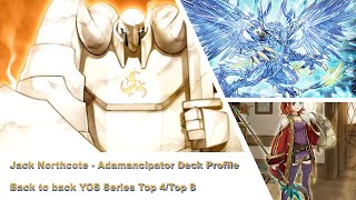 Top 4 YOS Adamancipator | Jack Northcote Deck profile (back to back tops)