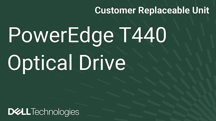 Dell  PowerEdge T440: Remove/Install Optical Drive