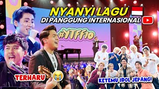 TERHARU!😭 JEROME TOMO NYANYI DI PANGGUNG INTERNASIONAL + KETEMU IDOL JEPANG! | BTS YTFF 2022