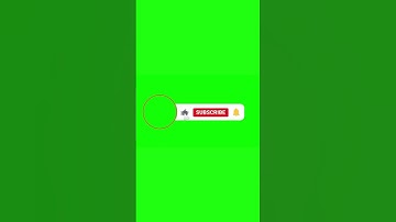 YouTube  Channel Subscribe Button with Image - Green Screen Effect