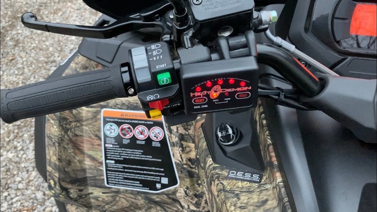 Can Am Outlander 800R 13-15 Speeds Griffheizung mit Daumenheizung Heizgriffe Can Am Outlander 800R 13-15 Speeds Griffheizung mit Daumenheizung Heizgriffe