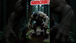Man Transforming into a Wolf. #viral #fypシ゚viral #horrorshort #horror #vampirevswerewolf #occultfilm