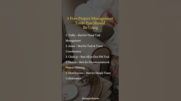 🚀 5 Free Project Management Tools You Should Be Using! 🎯
