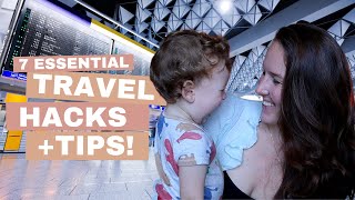 7 Simple Travel Hacks and Tips for Flying with a Toddler