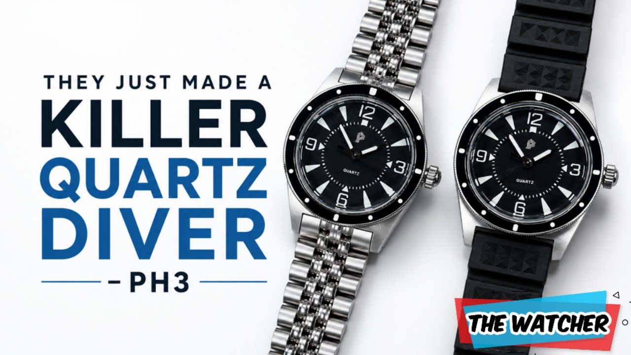 ブリトー New Release PH3 Phorcydes - Vintage Quartz diver | Full Review
