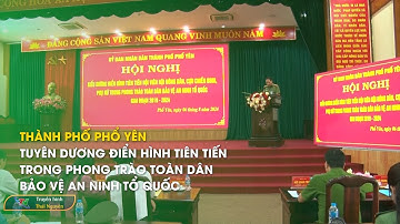 Thành phố Phổ Yên: Tuyên dương điển hình tiên tiến trong phong trào toàn dân bảo vệ an ninh tổ quốc