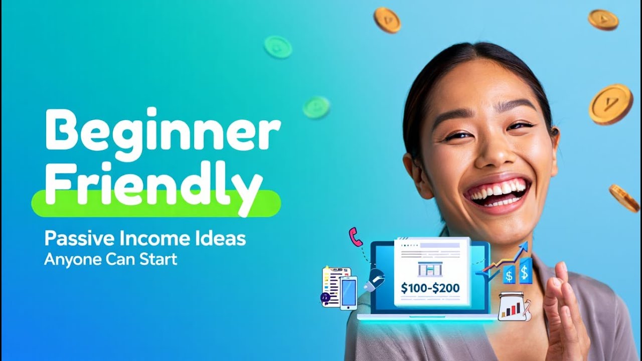 Beginner Friendly Passive Income Ideas Anyone Can Start - YouTube