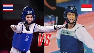 Lawan Juara Olimpiade THAILAND Panipak VS INDONESIA Aghniny - Under 46Kg