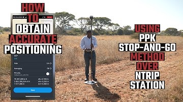 How to obtain accurate positioning using the PPK Stop-and-Go Method | EMLID Reach RS2 GPS Training.