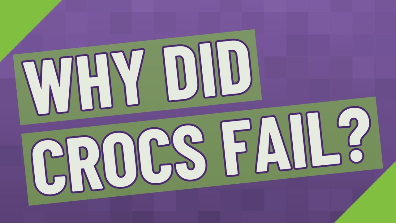 Why did crocs fail? - YouTube