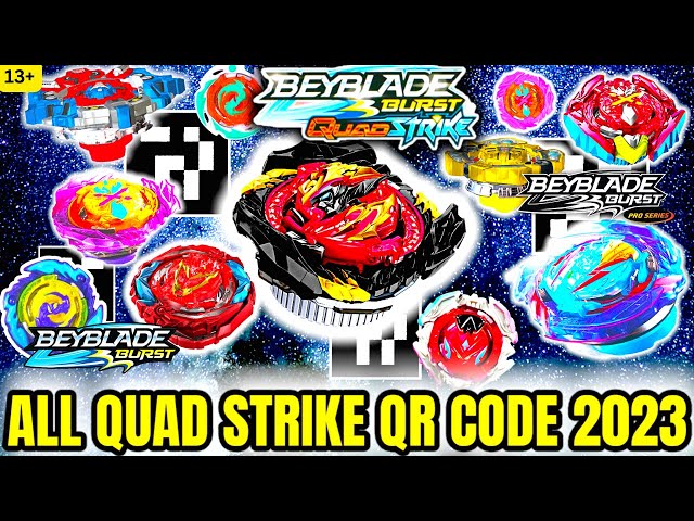 List of Hasbro Beyblade Burst App QR Codes