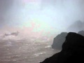 Derecho a la Garganta del Diablo en el Iguazú, cataratas