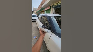 New Swift Vdi Side Mirror Wrap..#newswift #mirrorwrap #remove #bkackwrap#2025#viralswift #automobile