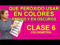 QUE PEROXIDO USAR EN COLORES RUBIOS O EN OSCUROS #QUEDATEENCASA