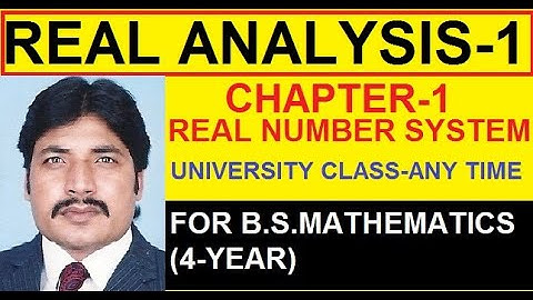 COMPLETENESS PROPERTY OF R - (THE SET OF REAL NUMBERS OR THE REAL LINE)