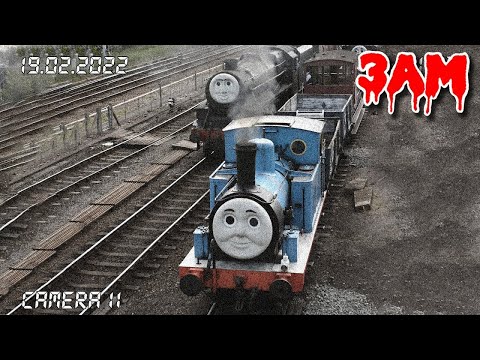 GECE 3&rsquo;te THOMAS.EXE GÜVENLİK KAMERALARINA YAKALANDI !! | Thomas The Tank Engine.EXE (OHA)