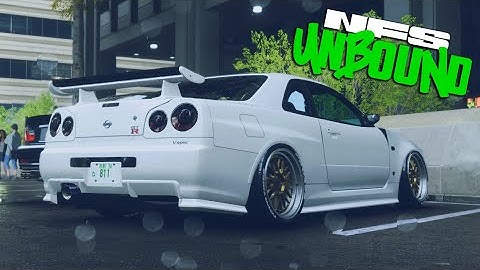 Nissan Skyline GTR R34 Customization - Need for Speed Unbound