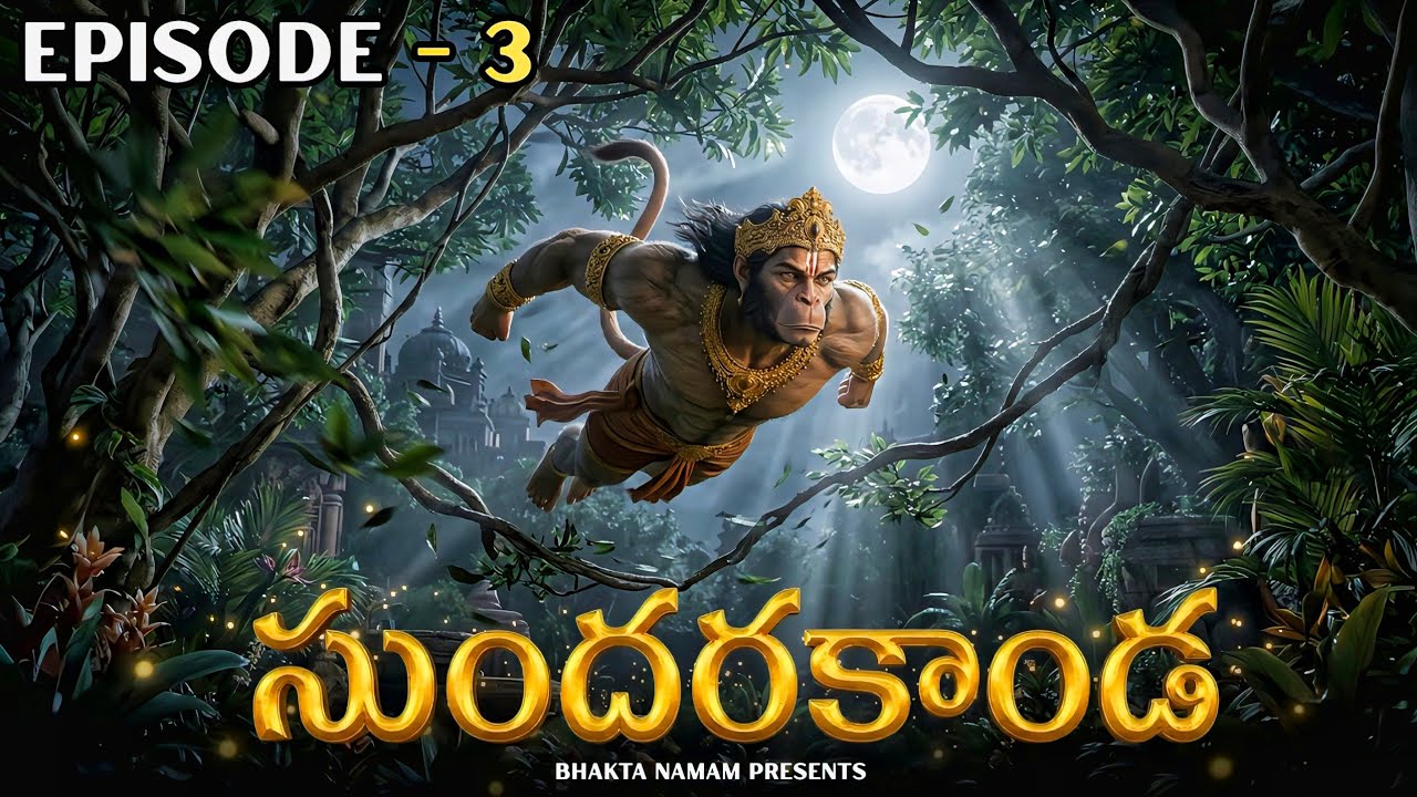సీతమ్మ జాడ కనిపెట్టగలరా? | Sundarakanda Episode - 3 | Ramayanam in Telugu