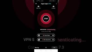 Free internet vpn app -Hyper inject vpn app screenshot 5