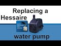 Replacing the water pump in a Hessaire M37V evaporative cooler