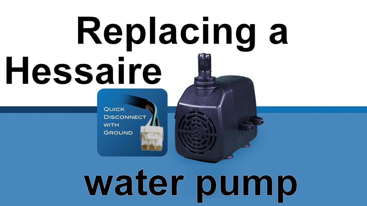 Replacing the water pump in a Hessaire M37V evaporative cooler YouTube