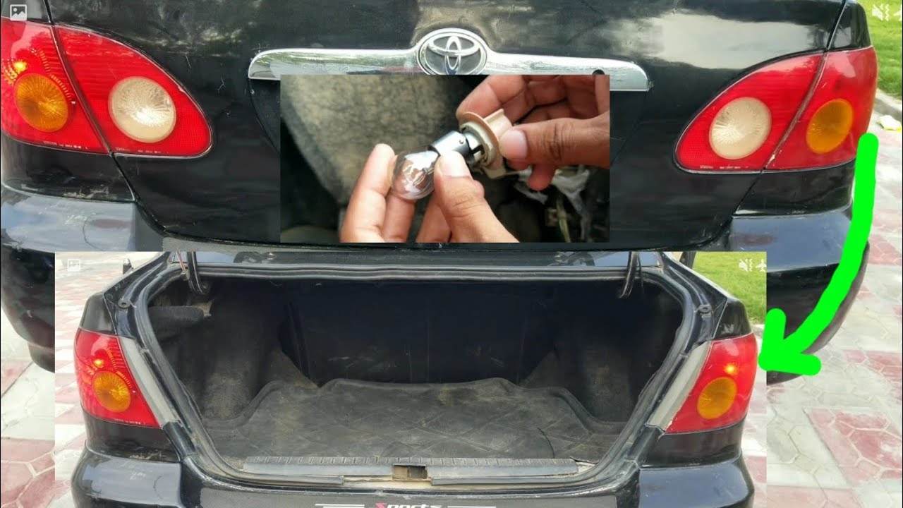 How to change car back light bulb / Light bulb Replacement - YouTube