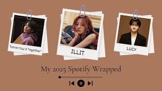 My 2025 Spotify Wrapped || 3h Kpop Playlist