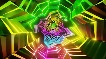 Color Changing Abstract Background Video 4k VJ LOOP NEON Compilation Tunnel Calm Visual ASMR
