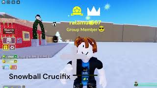 Roblox Next Bot Crucifix Testing Snowball Crucifix