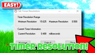 How To Use Timer Resolution The Right Way! Fix Input Delay! Updated (2024) FIX! screenshot 5