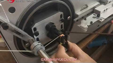 Transformer Insulation Tape Wrap-USB Automatic Coater Installation Video 1