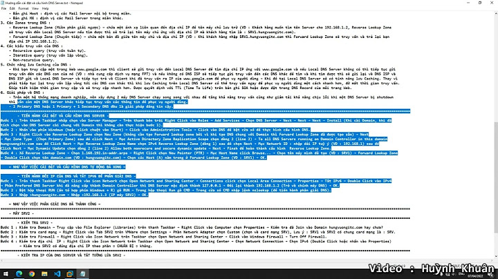 Hướng dẫn cài đặt dns server 2008 năm 2024