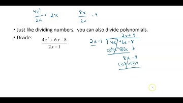 Section 5.6:  Polynomial Division