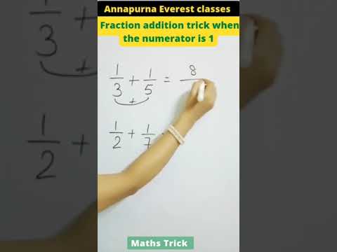 Fraction Addition Trick Mathsshorts Shorts Shortsvideo Viral Viralshorts Viralvideo Trending