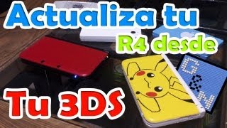 Actualizar tu tarjeta R4 usando misma consola 3ds