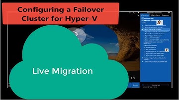 FailOver Cluster for Hyper V with Live Migration Part 1 - 20740B