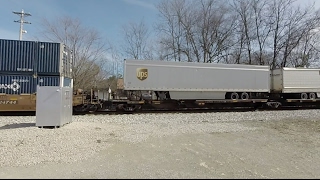 CSX 5466, 3063 & 958 - Stack / Trailer Train