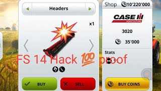 FS 14 Hack 💯 proof screenshot 5
