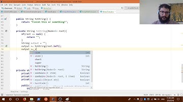 CIS 2168 -  Binary Tree - toString
