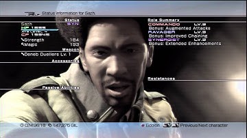 Final Fantasy XIII - Mission 01 - Stage 7 primary roles, no upgrades, no shrouds