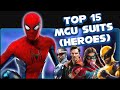 Top 15 best mcu superhero suits ranked from worst to best