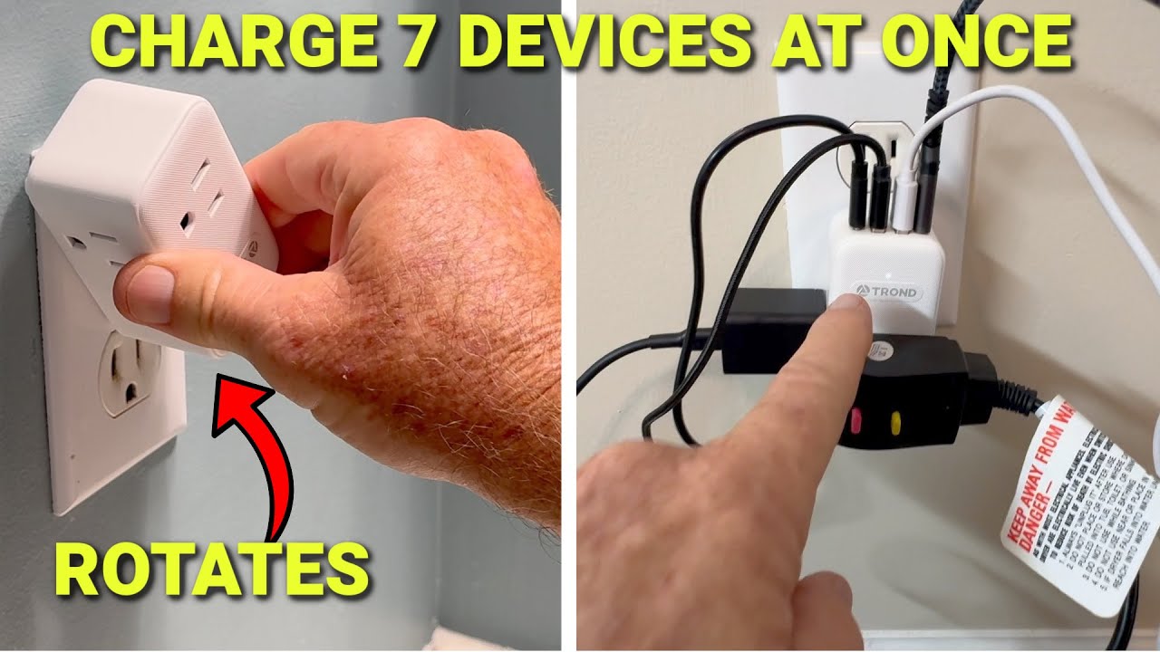 Trond Rotating Outlet: Your Compact 7-in-1 Charging Solution (Cruise Approved!)