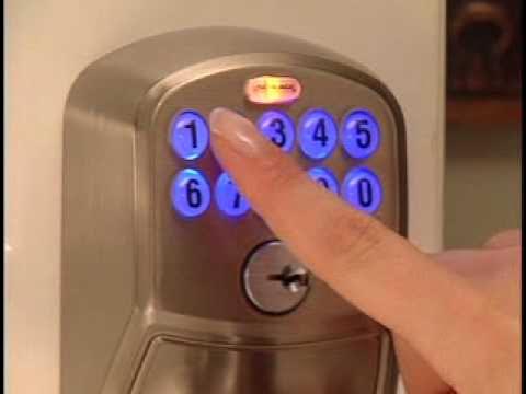 How To Program Your Schlage FE595 Keypad Entry Lock - YouTube
