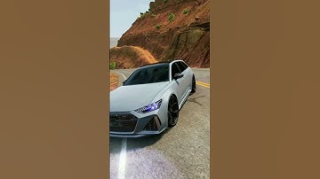 Professional Ramp Jumps 1.9 #AudiRS6 #BeamNGDrive #Ramp #CarJump #Gameplay #RampJump #Stunts