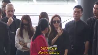 f(x) - Krystal(크리스탈)、Jessica(제시카) Hong Kong Airport Departure to Incheon 20160909