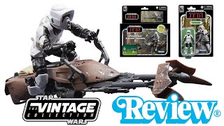 Star Wars The Vintage Collection Speeder Bike & Scout Trooper Review