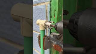 Plastic water pipe internal and external thread cutting tool