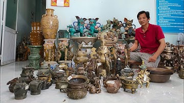 Nhiều món đồ Đồng Xưa, giả Cổ đẹp trang trí Tết Chào bán 01/01/2022