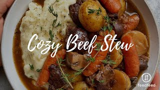 Red-wine braised beef stew